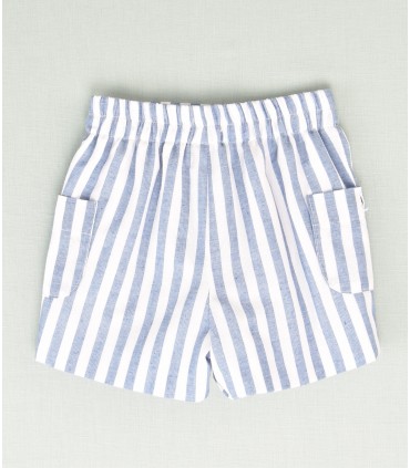 PANTALON CORTO RAYAS NIÑO MARCA JOSE VARON