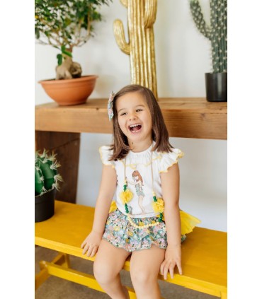 CONJUNTO INFANTIL NIÑA MARCA MON PETIT BONBON