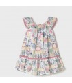 VESTIDO BEBE ESTAMPADO MARCA MAYORAL