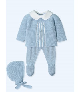 CONJUNTO BEBE TRES PIEZAS MARCA MAC ILUSION