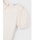 CAMISETA NIÑA CUELLO CROCHET MARCA MAYORAL