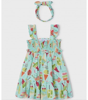 VESTIDO ESTAMPADO NIÑA MARCA MAYORAL