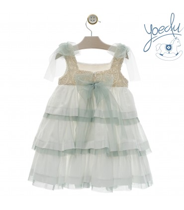 VESTIDO NIÑA FAMILIA ROMANCE MARCA YOEDU