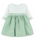 VESTIDO NIÑA MANGA FRANCESA MARCA BABY-FERR