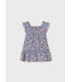 VESTIDO BEBE PUNTO ESTAMPADO MARCA MAYORAL
