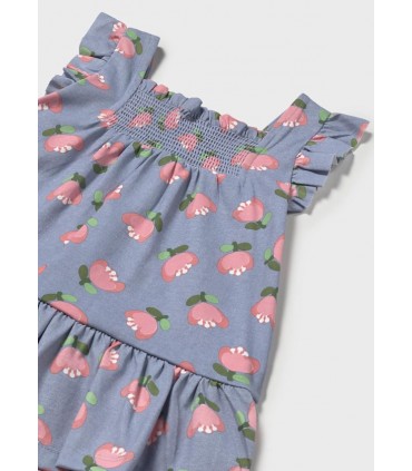 VESTIDO BEBE PUNTO ESTAMPADO MARCA MAYORAL