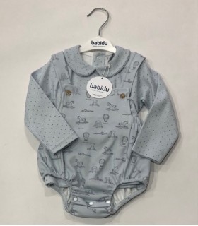 CONJUNTO BEBE ALGODON DOS PIEZAS MARCA BABIDU
