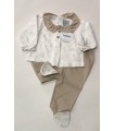 CONJUNTO ALGODON BEBE DOS PIEZAS MARCA BABIDU