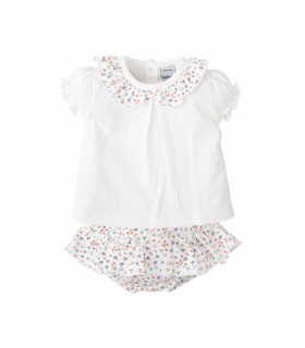 CONJUNTO BEBE DOS PIEZAS ALGODON MARCA BABIDU