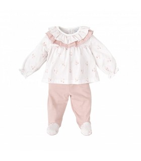 CONJUNTO BEBE DOS PIEZAS ALGODON MARCA BABIDU