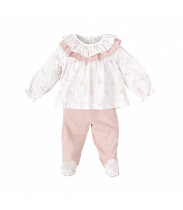 CONJUNTO BEBE DOS PIEZAS ALGODON MARCA BABIDU