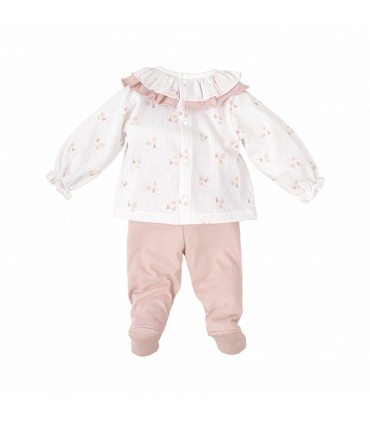 CONJUNTO BEBE DOS PIEZAS ALGODON MARCA BABIDU