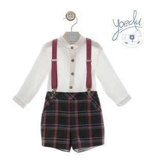 CONJUNTO BEBE CON TIRANTES FAMILIA CAHEMIRA MARCA YOEDU