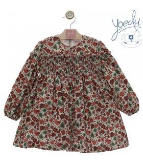 VESTIDO INFANTIL FAMILIA CRETONA MARCA YOEDU
