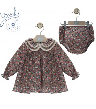 VESTIDO BEBE CON BRAGUITA  FAMILIA CAHEMIRA MARCA YOEDU