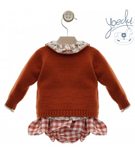 CONJUNTO BEBE NIÑA TRES PIEZAS MARCA YOEDU