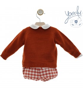 CONJUNTO BEBE NIÑO TRES PIEZAS MARCA YOEDU