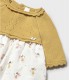 VESTIDO TRICOT Y PLANA RECIEN NACIDO