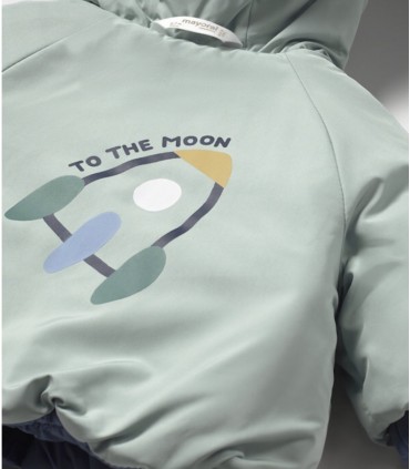 CHAQUETON BEBE REVERSIBLE RECIEN NACIDO MARCA MAYORAL
