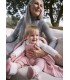 CONJUNTO BEBE PETO Y JERSEY RECIN NACIDO MARCA MAYORAL