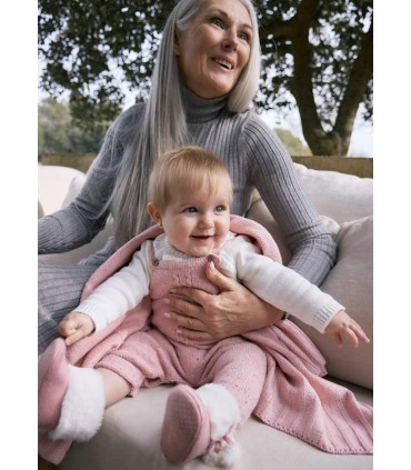CONJUNTO BEBE PETO Y JERSEY RECIN NACIDO MARCA MAYORAL