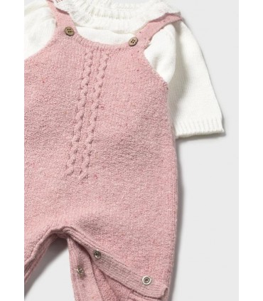 CONJUNTO BEBE PETO Y JERSEY RECIN NACIDO MARCA MAYORAL