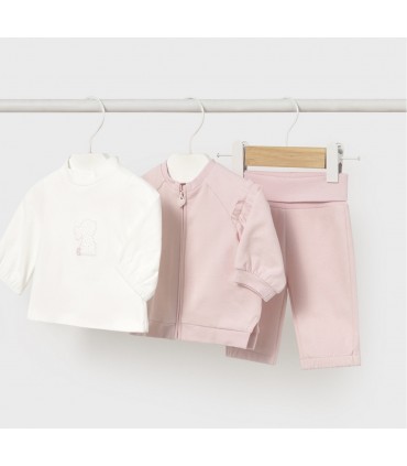 CHANDAL BEBE TRES PIEZAS FELPA PERCHADO RECIEN NACIDO MARCA MAYORAL
