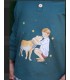 SUDADERA  CON CAPUCHA MARCA MON PETIT BONBON