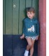 SUDADERA  CON CAPUCHA MARCA MON PETIT BONBON