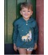 SUDADERA  CON CAPUCHA MARCA MON PETIT BONBON