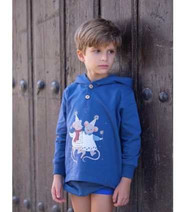 SUDADERA CAPUCHA MARCA MON PETIT BONBON