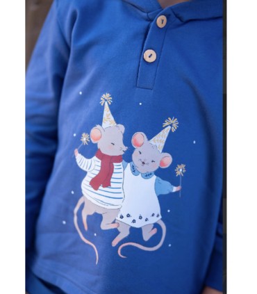 SUDADERA CAPUCHA MARCA MON PETIT BONBON