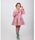 VESTIDO NIÑA DOBLE GASA CUELLO FRUNCIDO MARCA NEKENIA