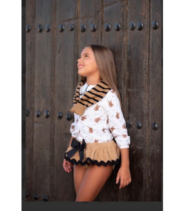 CONJUNTO TRES PIEZAS MARCA MON PETIT BONBON