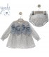 VESTIDO BEBE CON BRAGUITA FAMILIA SEDA MARCA YOEDU
