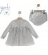 VESTIDO BEBE CON BRAGUITA FAMILIA SEDA MARCA YOEDU