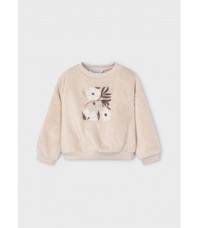 SUDADERA PELO FLORES NIÑA MARCA MAYORAL