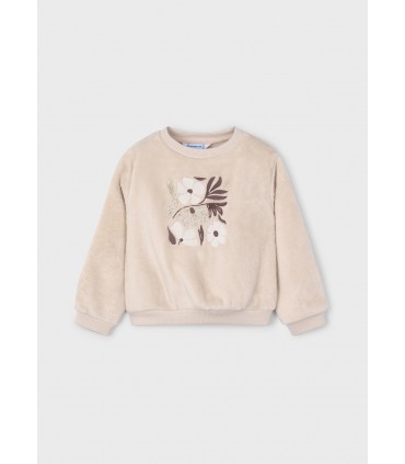 SUDADERA PELO FLORES NIÑA MARCA MAYORAL
