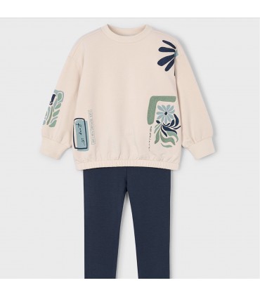 CONJUNTO LEGGING Y SUDADERA NIÑA MARCA MAYORAL
