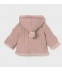 CHAQUETA TRICOT CON PELO  RECIEN NACIDA MARCA MAYORAL
