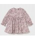 VESTIDO TERCIOPELO VOLANTES BEBE MARCA MAYORAL