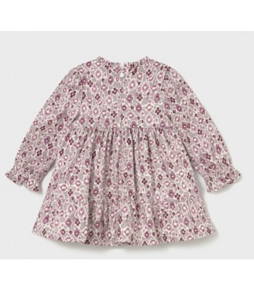 VESTIDO TERCIOPELO VOLANTES BEBE MARCA MAYORAL