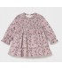 VESTIDO TERCIOPELO VOLANTES BEBE MARCA MAYORAL