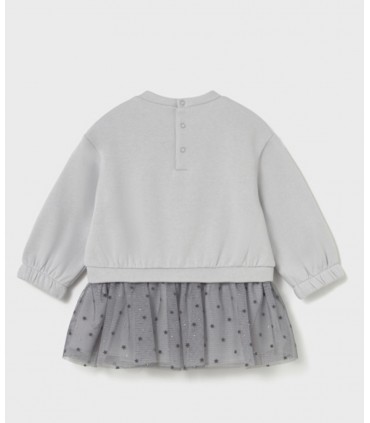 VESTIDO COMBINADO TUL ESTRELLA BEBE MARCA MAYORAL