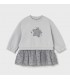 VESTIDO COMBINADO TUL ESTRELLA BEBE MARCA MAYORAL