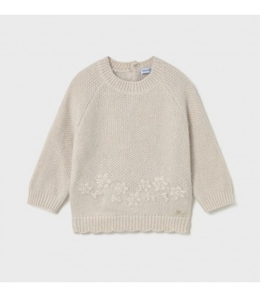 JERSEY FLORES BORDADO BEBE MARCA MAYORAL
