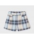 PANTALON CORTO CUADROS NIÑA MARCA MAYORAL