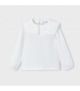 BLUSA CUELLO VOLANTES MARCA MAYORAL