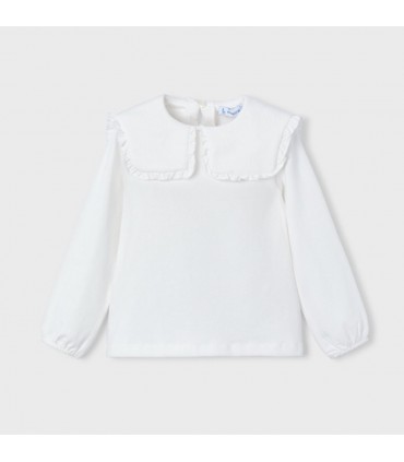 BLUSA CUELLO VOLANTES MARCA MAYORAL