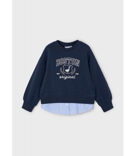 SUDADERA COMBINADA NIÑA MARCA MAYORAL